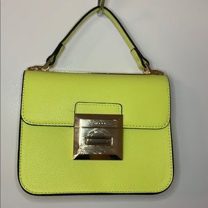 Aldo neon yellow bag